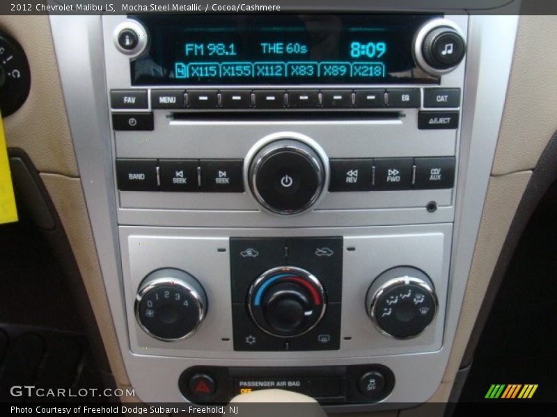 Mocha Steel Metallic / Cocoa/Cashmere 2012 Chevrolet Malibu LS
