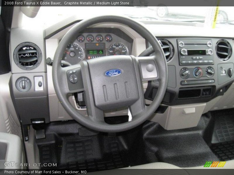 Graphite Metallic / Medium Light Stone 2008 Ford Taurus X Eddie Bauer