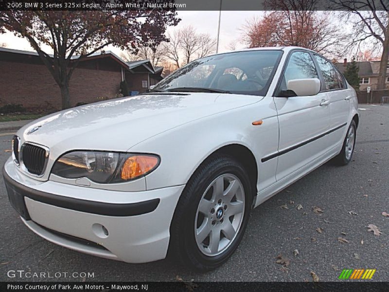 Alpine White / Natural Brown 2005 BMW 3 Series 325xi Sedan