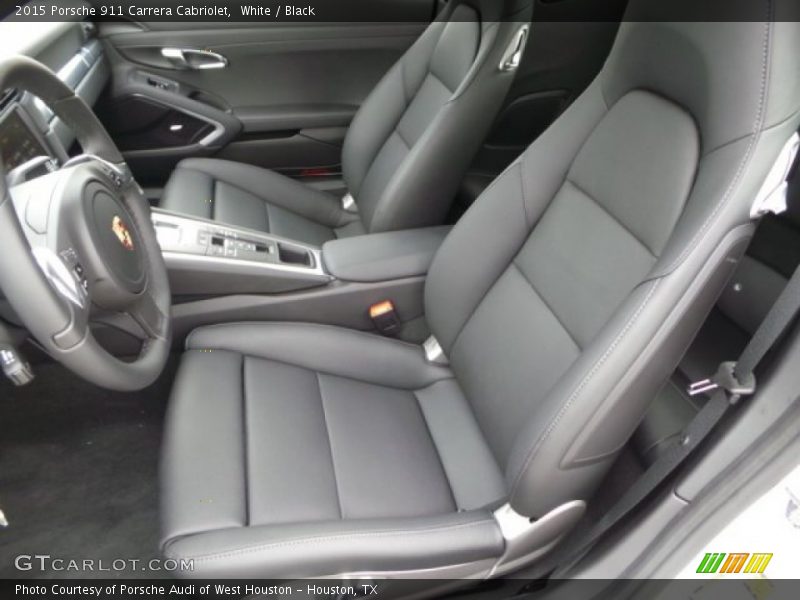 Front Seat of 2015 911 Carrera Cabriolet