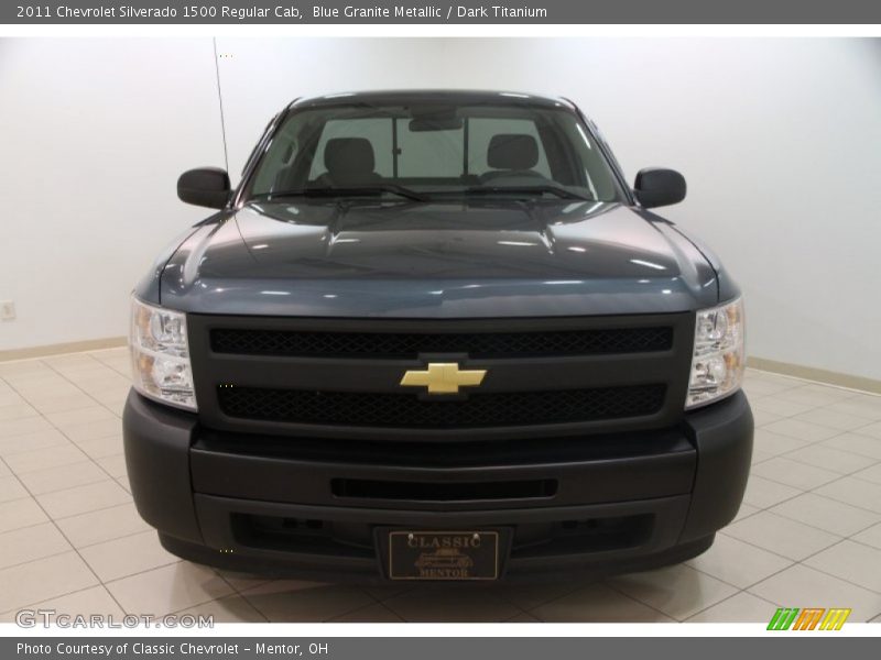 Blue Granite Metallic / Dark Titanium 2011 Chevrolet Silverado 1500 Regular Cab