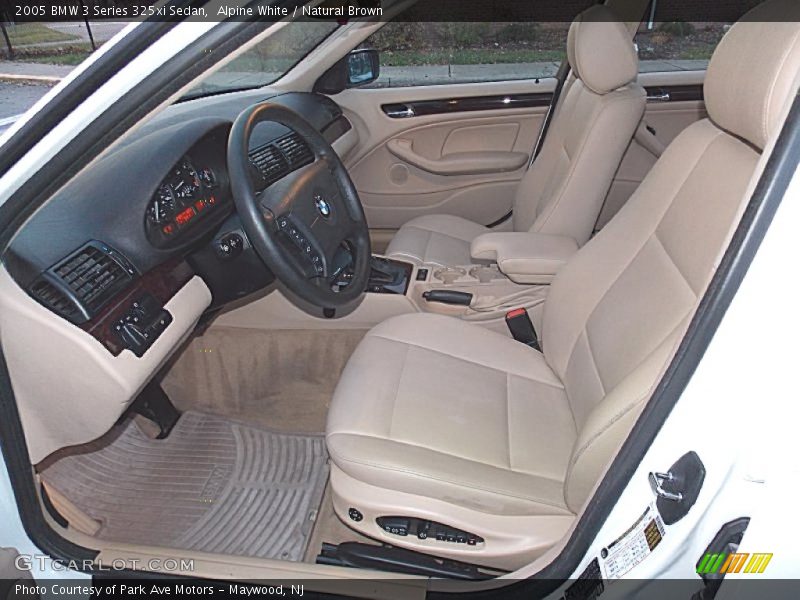  2005 3 Series 325xi Sedan Natural Brown Interior