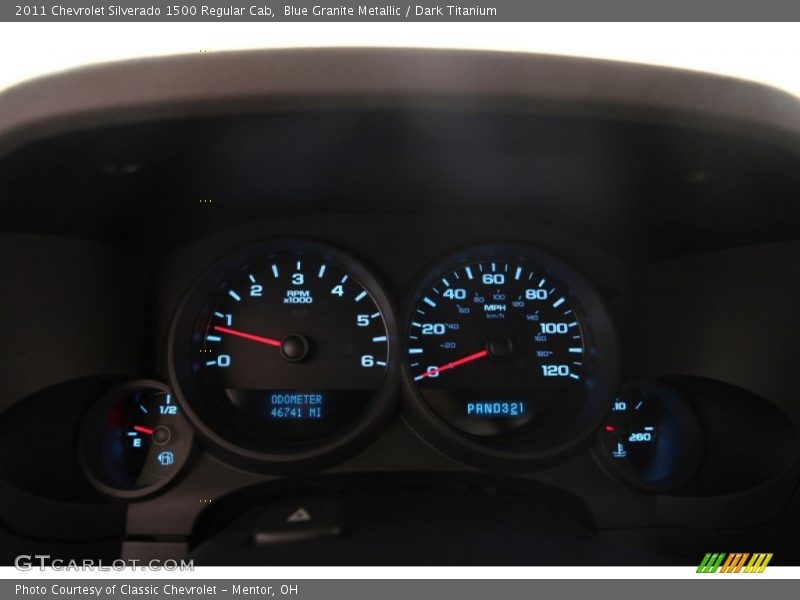  2011 Silverado 1500 Regular Cab Regular Cab Gauges