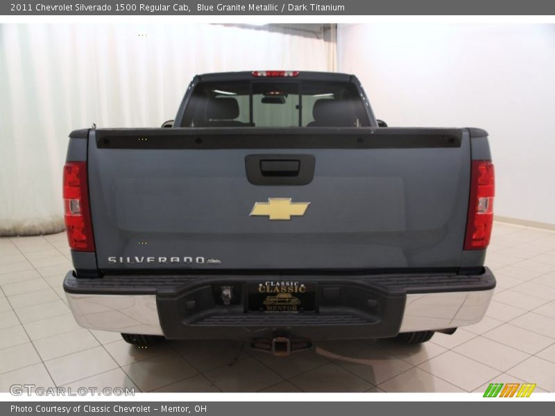 Blue Granite Metallic / Dark Titanium 2011 Chevrolet Silverado 1500 Regular Cab