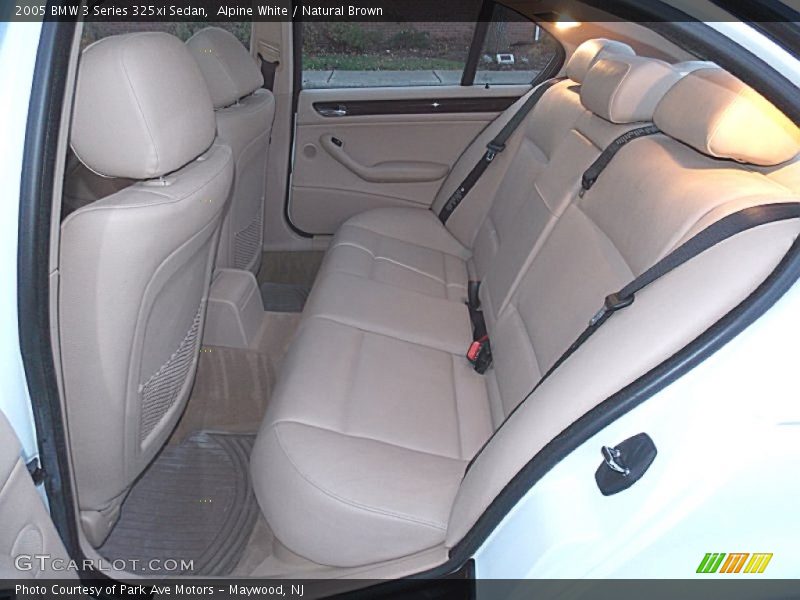 Rear Seat of 2005 3 Series 325xi Sedan