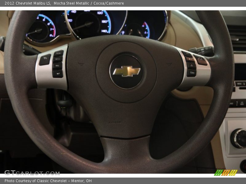 Mocha Steel Metallic / Cocoa/Cashmere 2012 Chevrolet Malibu LS