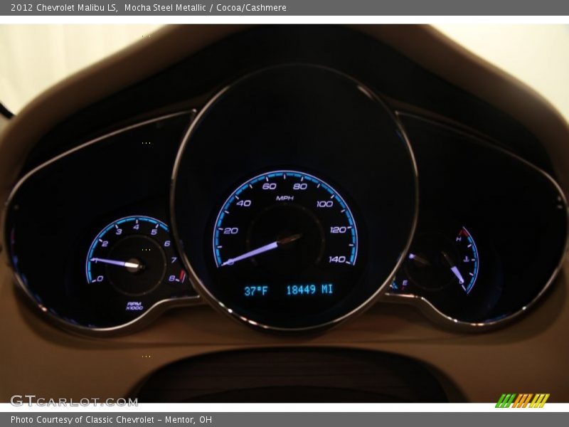 Mocha Steel Metallic / Cocoa/Cashmere 2012 Chevrolet Malibu LS