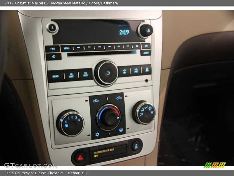 Mocha Steel Metallic / Cocoa/Cashmere 2012 Chevrolet Malibu LS