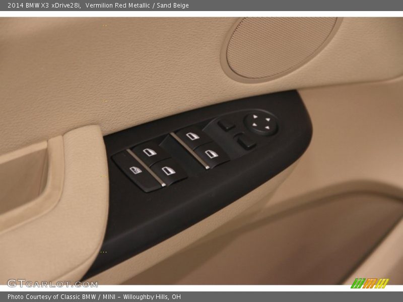 Vermilion Red Metallic / Sand Beige 2014 BMW X3 xDrive28i