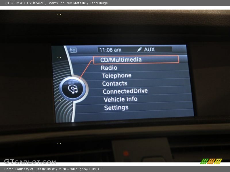 Vermilion Red Metallic / Sand Beige 2014 BMW X3 xDrive28i