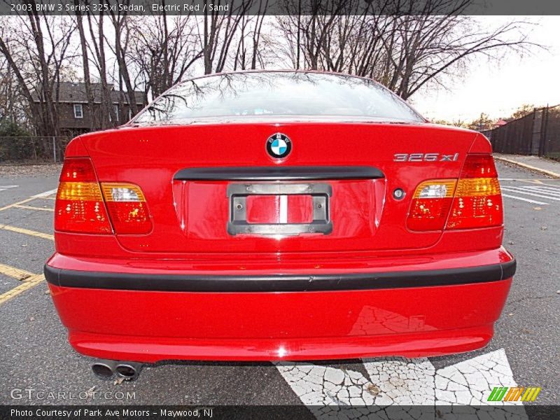 Electric Red / Sand 2003 BMW 3 Series 325xi Sedan