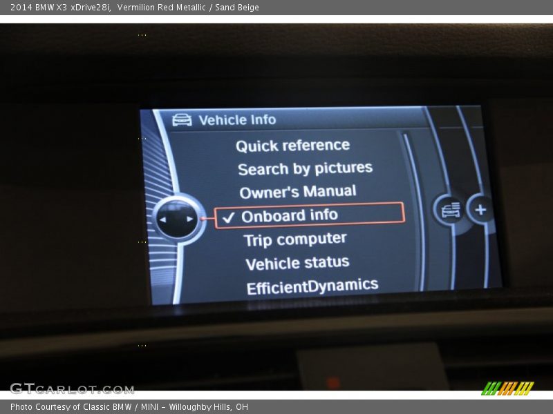 Vermilion Red Metallic / Sand Beige 2014 BMW X3 xDrive28i