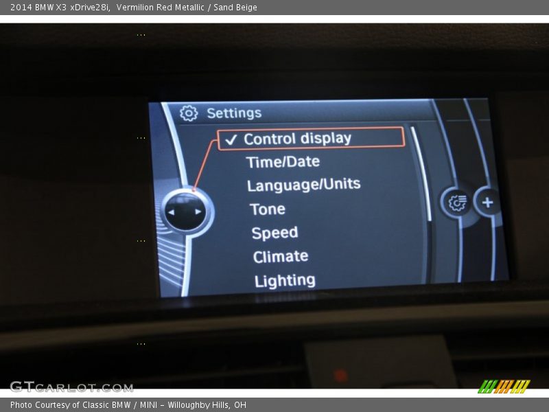 Vermilion Red Metallic / Sand Beige 2014 BMW X3 xDrive28i