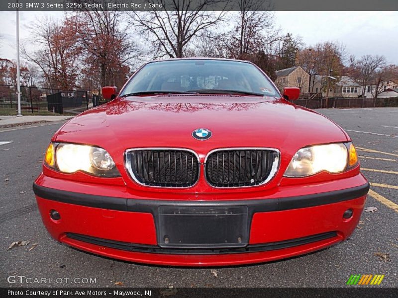 Electric Red / Sand 2003 BMW 3 Series 325xi Sedan