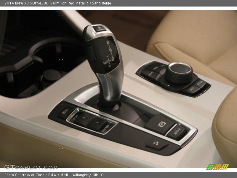 Vermilion Red Metallic / Sand Beige 2014 BMW X3 xDrive28i