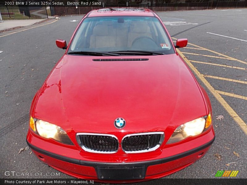 Electric Red / Sand 2003 BMW 3 Series 325xi Sedan