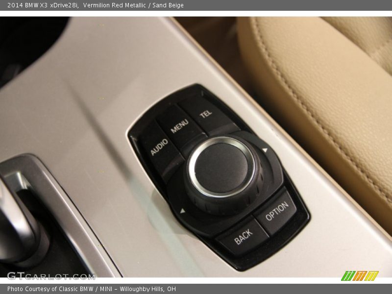 Vermilion Red Metallic / Sand Beige 2014 BMW X3 xDrive28i