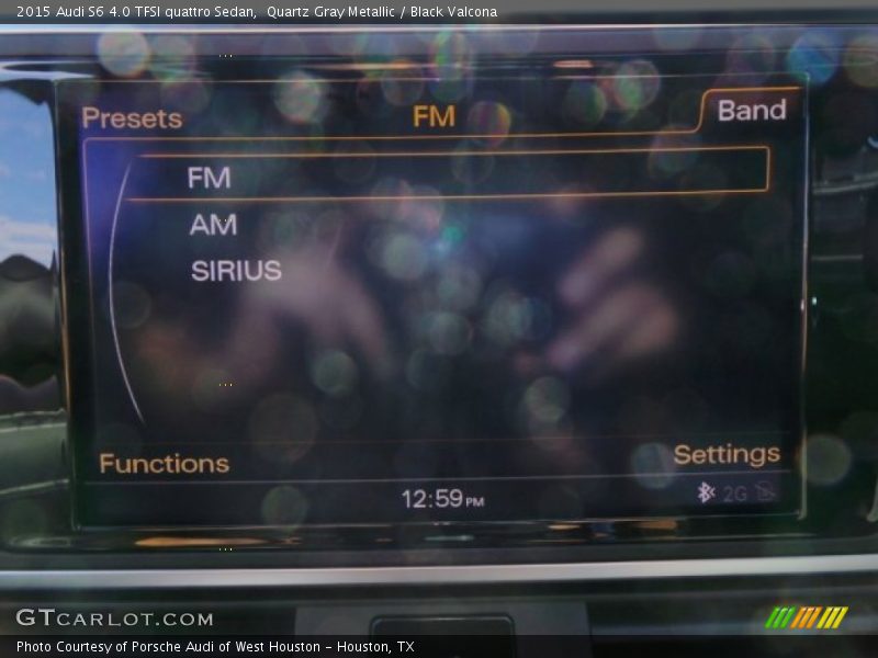 Quartz Gray Metallic / Black Valcona 2015 Audi S6 4.0 TFSI quattro Sedan