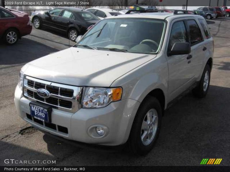 Light Sage Metallic / Stone 2009 Ford Escape XLT