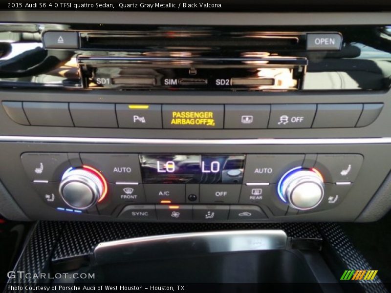 Quartz Gray Metallic / Black Valcona 2015 Audi S6 4.0 TFSI quattro Sedan