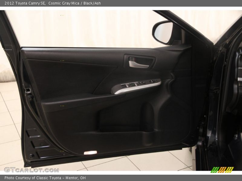 Cosmic Gray Mica / Black/Ash 2012 Toyota Camry SE