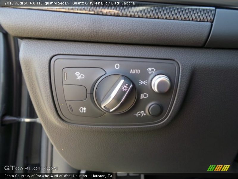 Quartz Gray Metallic / Black Valcona 2015 Audi S6 4.0 TFSI quattro Sedan