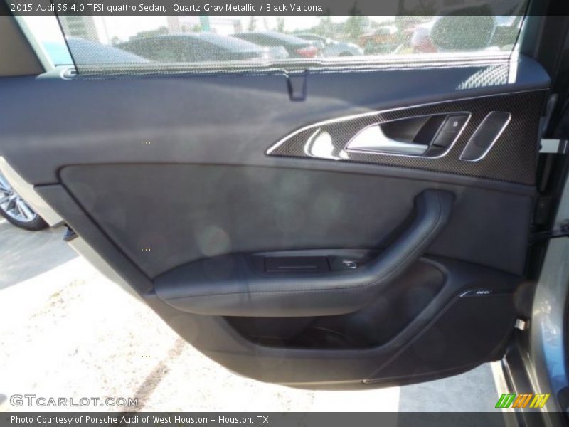 Quartz Gray Metallic / Black Valcona 2015 Audi S6 4.0 TFSI quattro Sedan