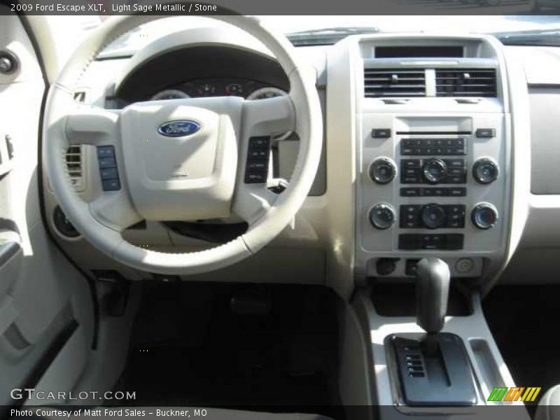 Light Sage Metallic / Stone 2009 Ford Escape XLT