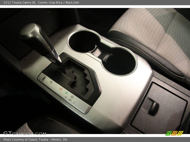 Cosmic Gray Mica / Black/Ash 2012 Toyota Camry SE