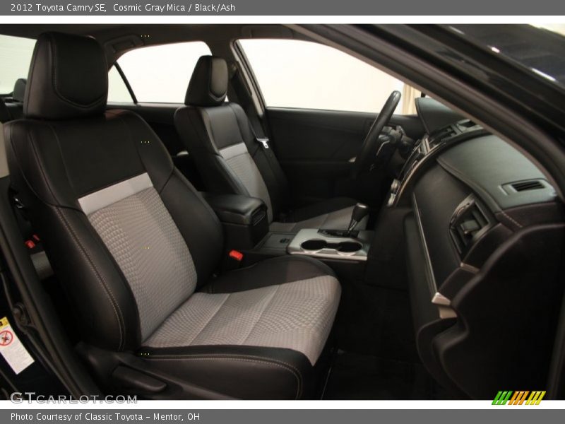 Cosmic Gray Mica / Black/Ash 2012 Toyota Camry SE