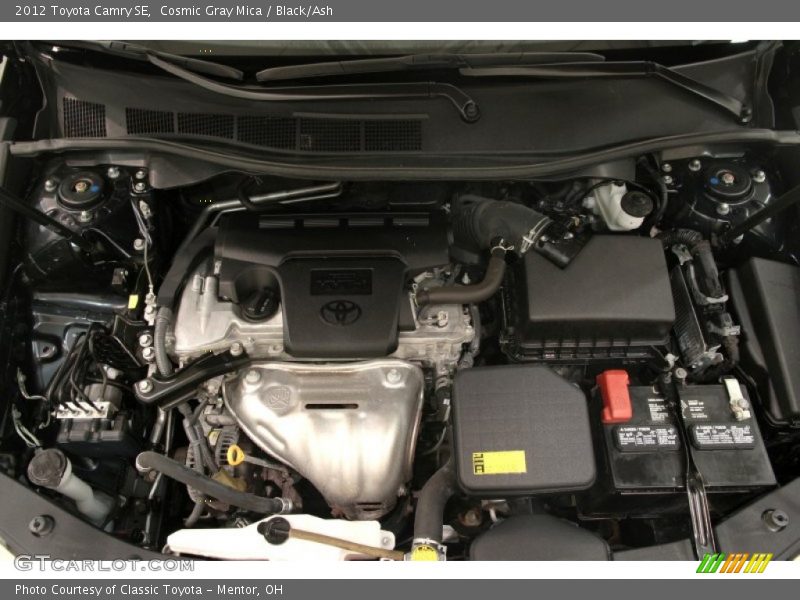 Cosmic Gray Mica / Black/Ash 2012 Toyota Camry SE