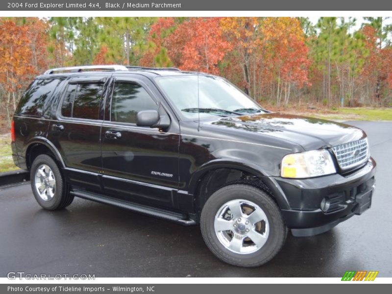 Black / Medium Parchment 2004 Ford Explorer Limited 4x4