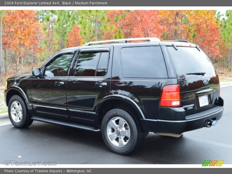 Black / Medium Parchment 2004 Ford Explorer Limited 4x4