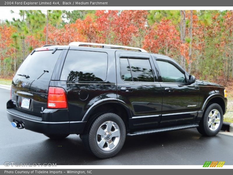 Black / Medium Parchment 2004 Ford Explorer Limited 4x4