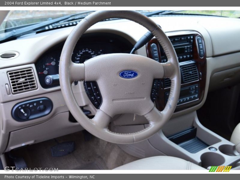 Black / Medium Parchment 2004 Ford Explorer Limited 4x4