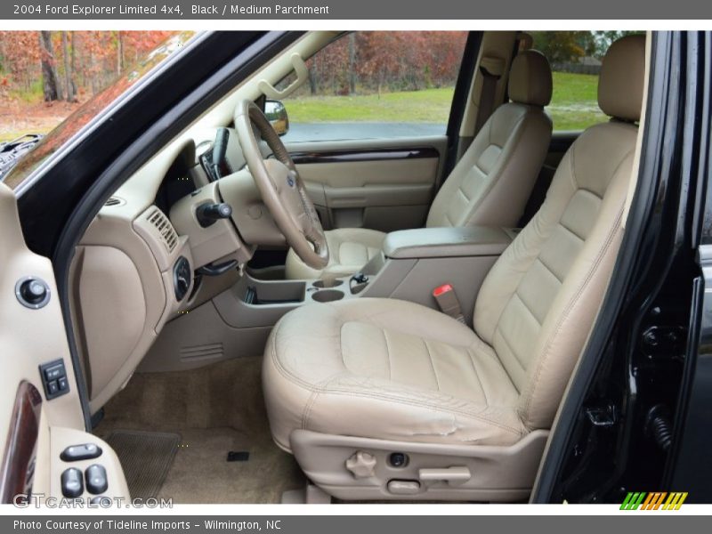 Black / Medium Parchment 2004 Ford Explorer Limited 4x4