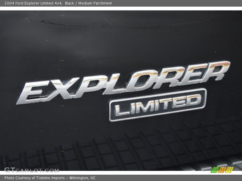 Black / Medium Parchment 2004 Ford Explorer Limited 4x4