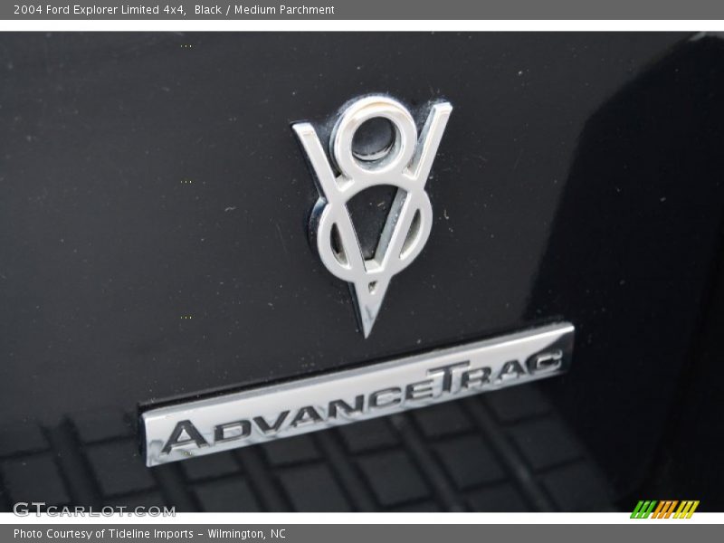 Black / Medium Parchment 2004 Ford Explorer Limited 4x4