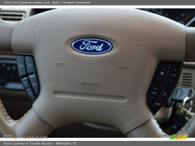 Black / Medium Parchment 2004 Ford Explorer Limited 4x4