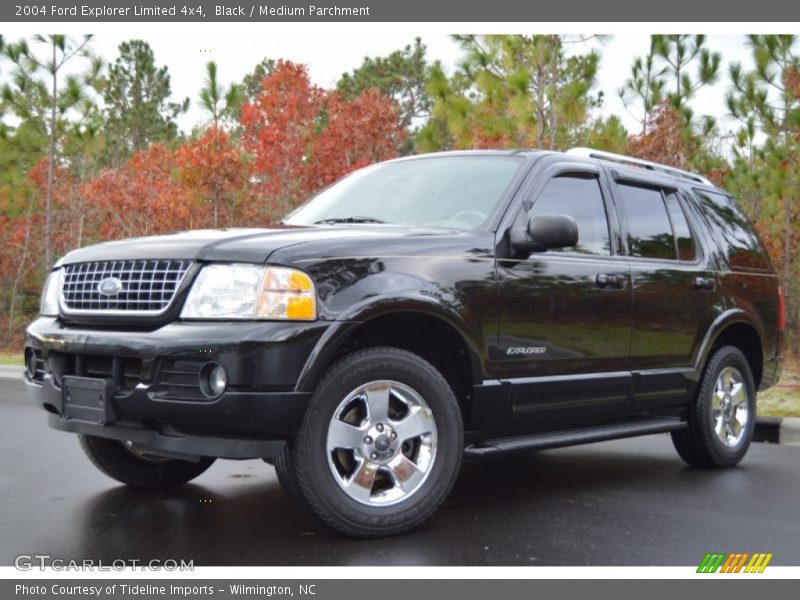 Black / Medium Parchment 2004 Ford Explorer Limited 4x4