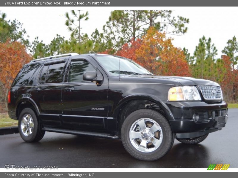 Black / Medium Parchment 2004 Ford Explorer Limited 4x4