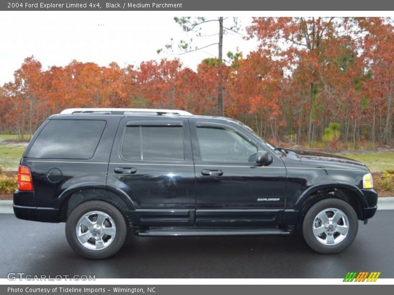 Black / Medium Parchment 2004 Ford Explorer Limited 4x4