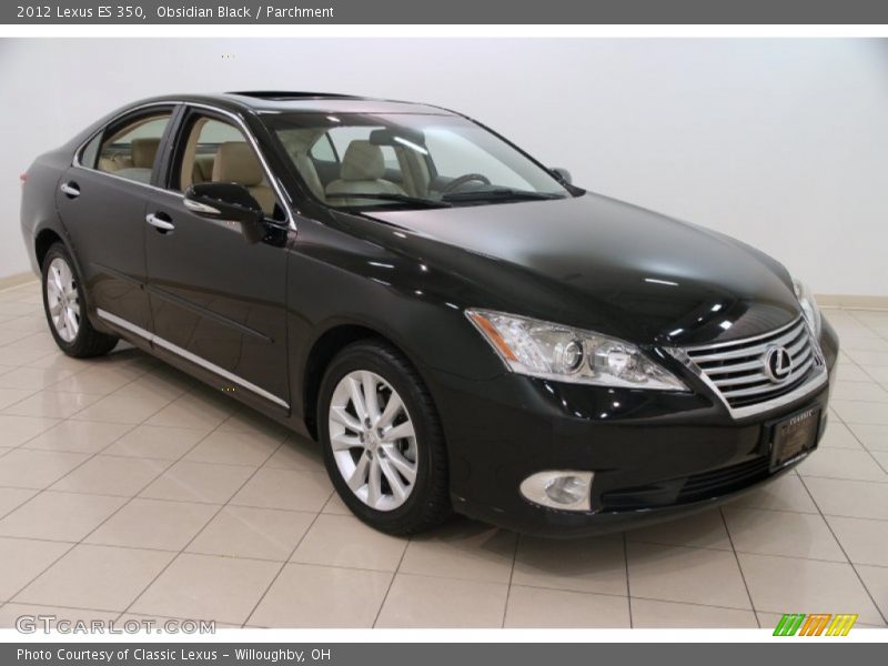 Obsidian Black / Parchment 2012 Lexus ES 350