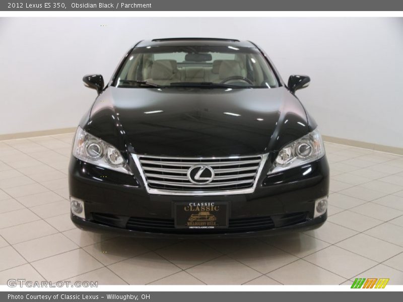 Obsidian Black / Parchment 2012 Lexus ES 350