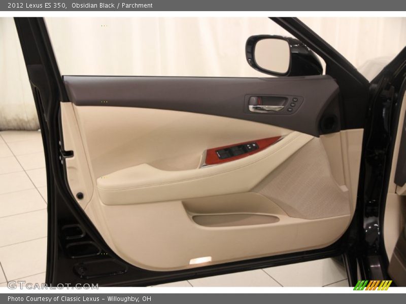 Obsidian Black / Parchment 2012 Lexus ES 350