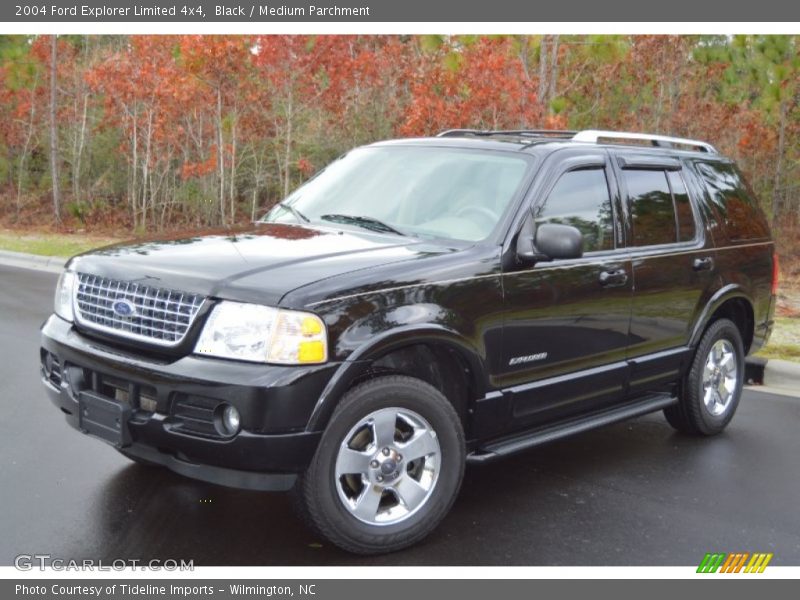 Black / Medium Parchment 2004 Ford Explorer Limited 4x4