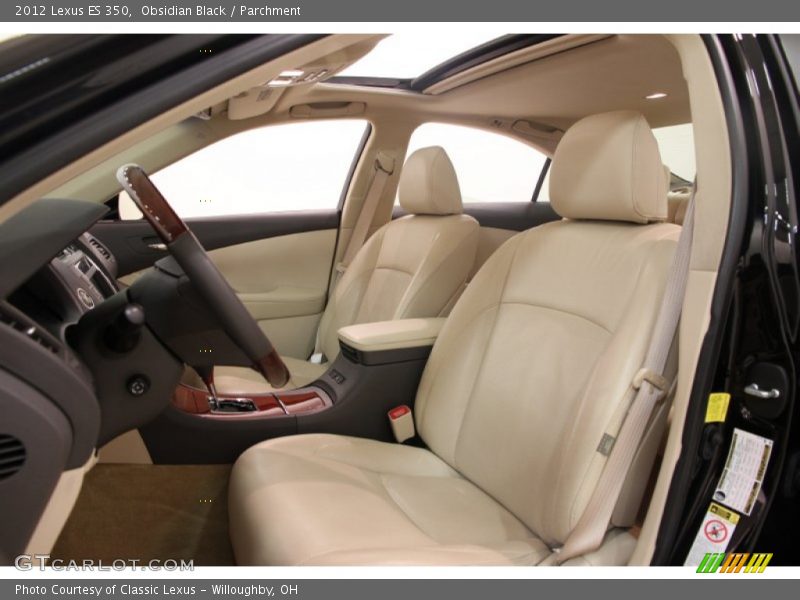 Obsidian Black / Parchment 2012 Lexus ES 350