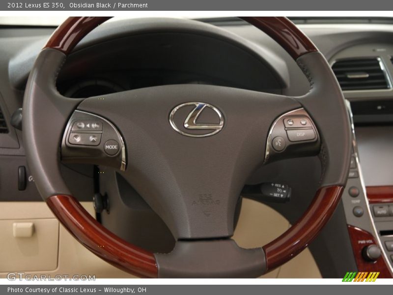 Obsidian Black / Parchment 2012 Lexus ES 350
