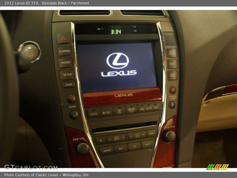 Obsidian Black / Parchment 2012 Lexus ES 350