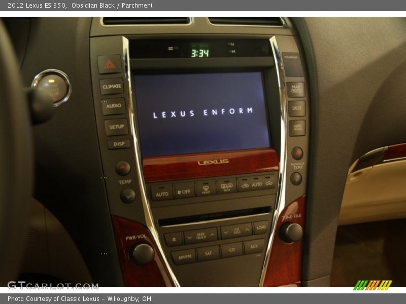 Obsidian Black / Parchment 2012 Lexus ES 350